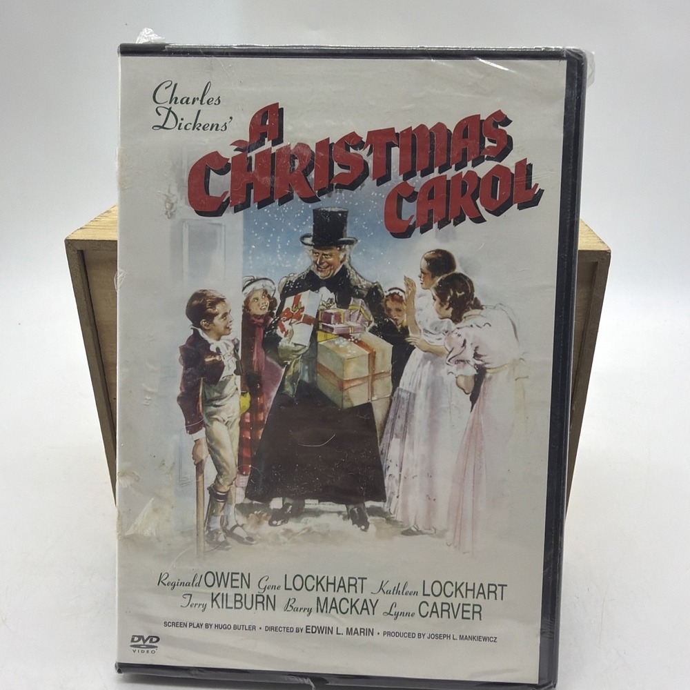 A Christmas Carol DVD 1938 Charles Dickens Movie Edwin Marin Warner‎ Home Video